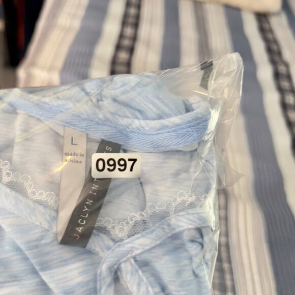 Jaclyn Intimates Sleep Shirt Woman's Large LOT OF 3 Tops Rayon Spandex Blend - Picture 13 of 13